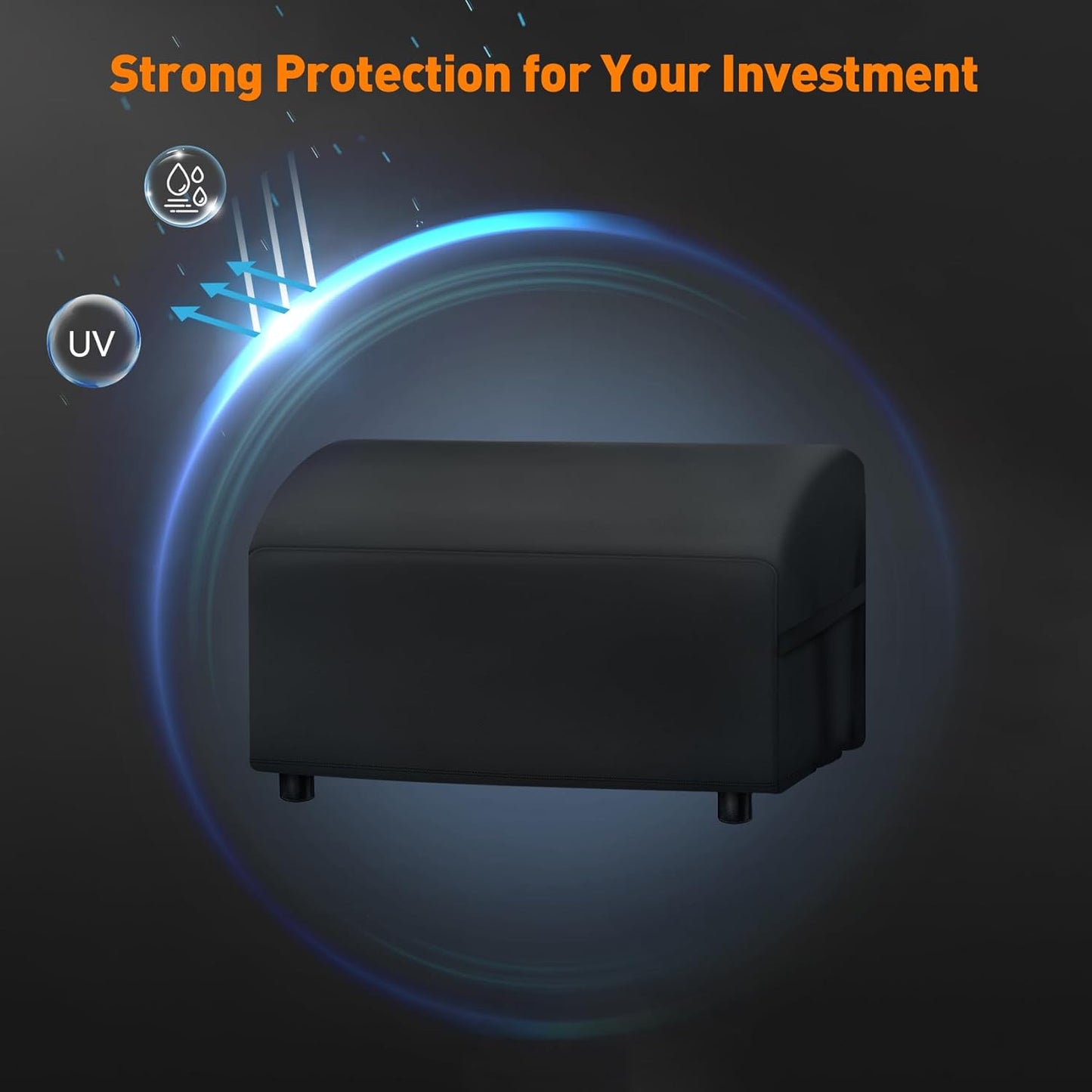 ZBXFCSH Heavy Duty 600D Polyester Cover Compatible with Z Grills Cruiser 200a Portable Pellet Grill, Waterproof Small Tabletop BBQ Grill Cover, 25''L x 20''W x 13''H