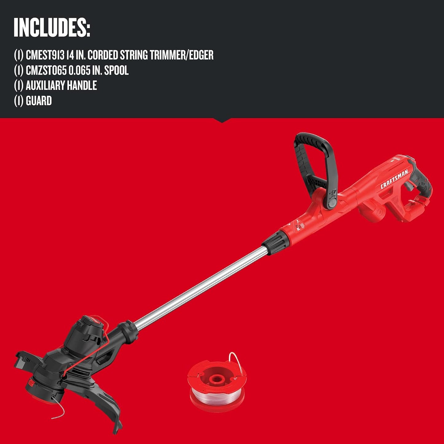 Craftsman WEEDWACKER® String Trimmer (CMEST913) and Replacement Spool (CMZST065)