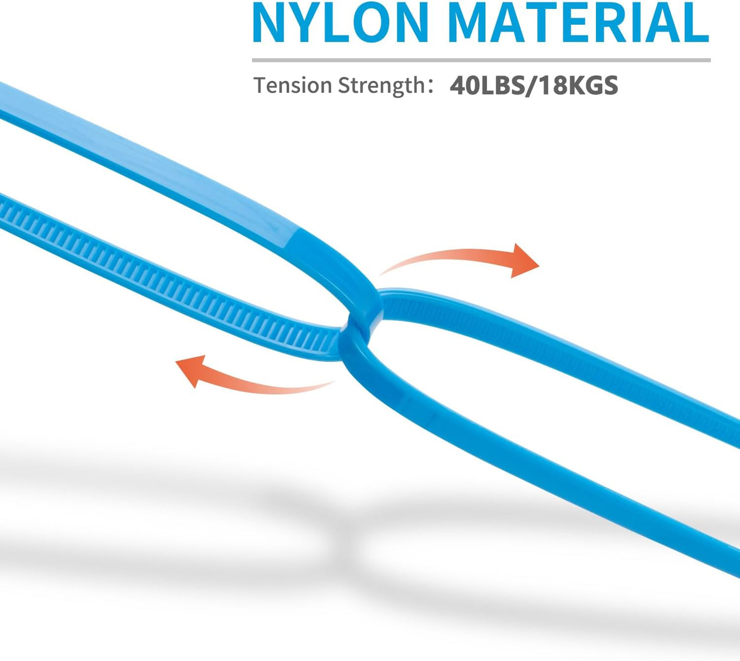 8 Inch Pink Zip Tie 1000 PCS, 40 Lbs - Small to Medium Zip Tie, Nylon PA66 UV Resistant Cable Tie Heavy Duty for Indoor and Outdoor Use - Ideal for bundling and securing objects