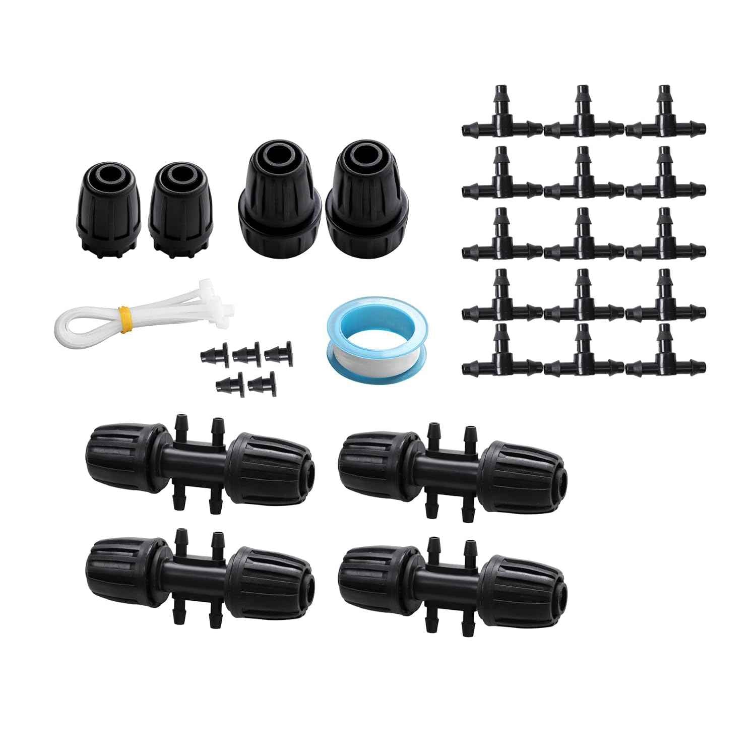 240FT Drip Irrigation System Kit for Plant Greenhouse Yard Lawn