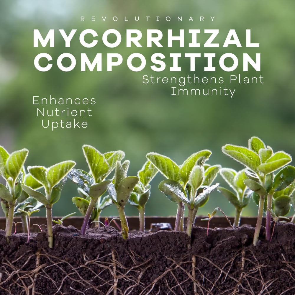DYNOMYCO Granular Mycorrhizal Fungi Inoculant, 340g / 12oz – Boosts Root Growth, Yields & Nutrient Uptake – 900 Propagules/g, Concentrated Granules, & OMRI Listed – Biofertilizer for Plant Growth