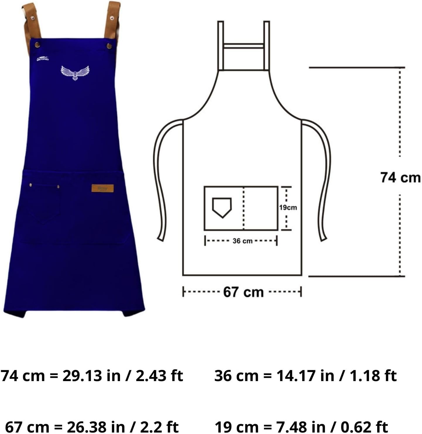 Premium BBQ Accessories & Grill Set with Bamboo Cutting Board, Adjustable Apron, Stainless Steel Knife & Fork.