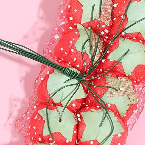 Foam Rose Fake Flowers for Crafts 144 pcs 2 cm Mini Wreaths Artificial Flower Bouquet Multicolor Rose Flower Wedding Scrapbooking Decoration Rose Fake Flower(Burgundy)