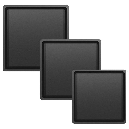 3 Size Square Stepping Stone Mold Internal Diameters 9.3" 12.6" and 14.3" Plastic Stepping Stone Molds for Concrete and Stained Glass for Garden Walk Way