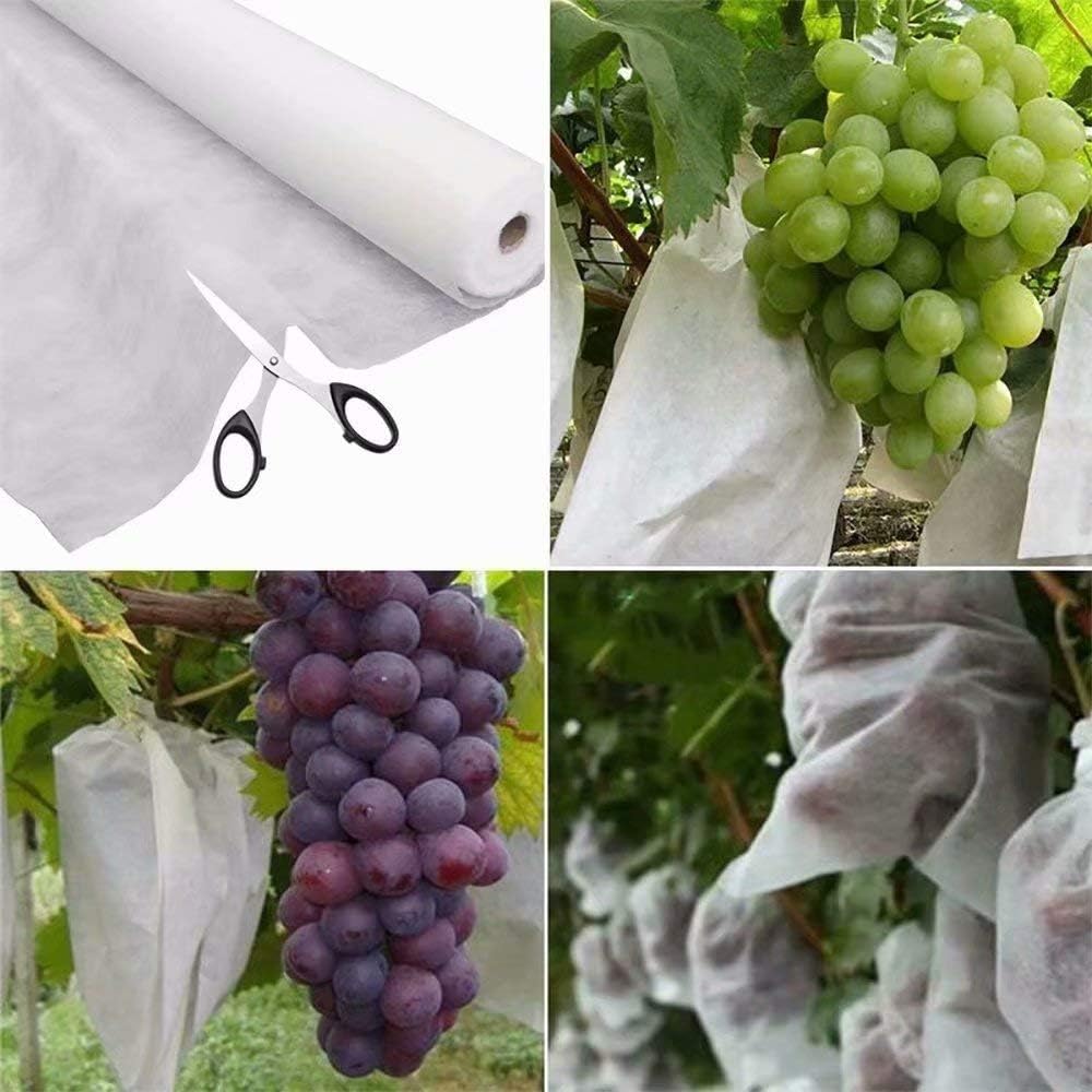 Agfabric Row Cover Warm Worth Floating Covers,1.2oz 10'x100' Plant Blanket Roll Style for Frost Protection,Harsh Weather Resistance&Seed Germination.White
