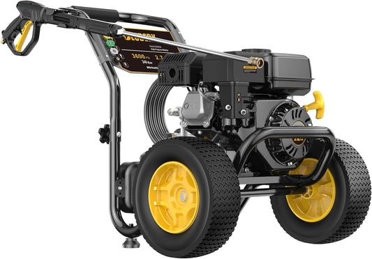 3600 PSI & 2.7 GPM Gas Pressure Washer, Heavy Duty Power Washer, 30Ft High Pressure Hose&Soap Tank, 5 Adjustable Nozzles, EPA/CARB Compliant,Black