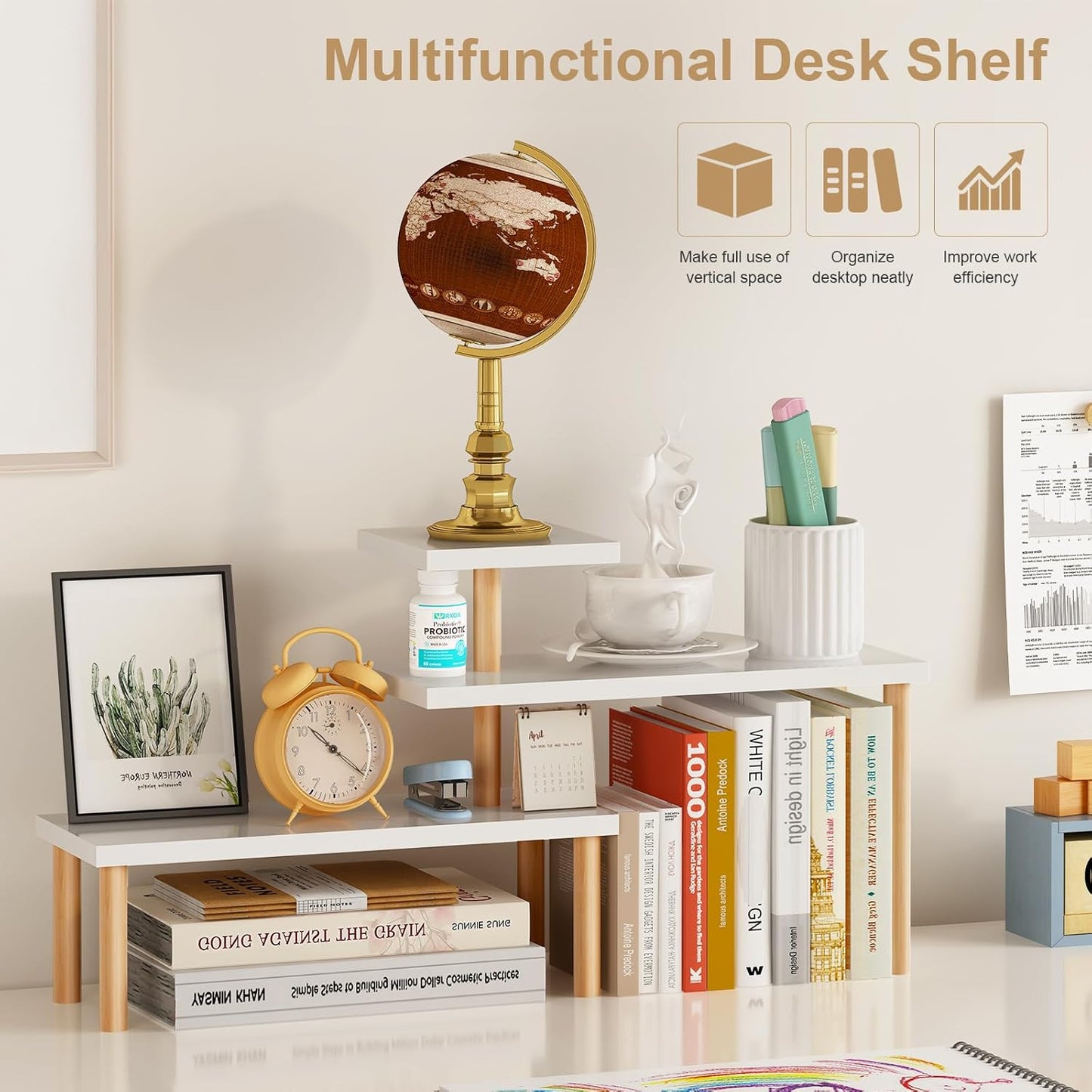 Wood Plant Stand Shelf 6 Tier