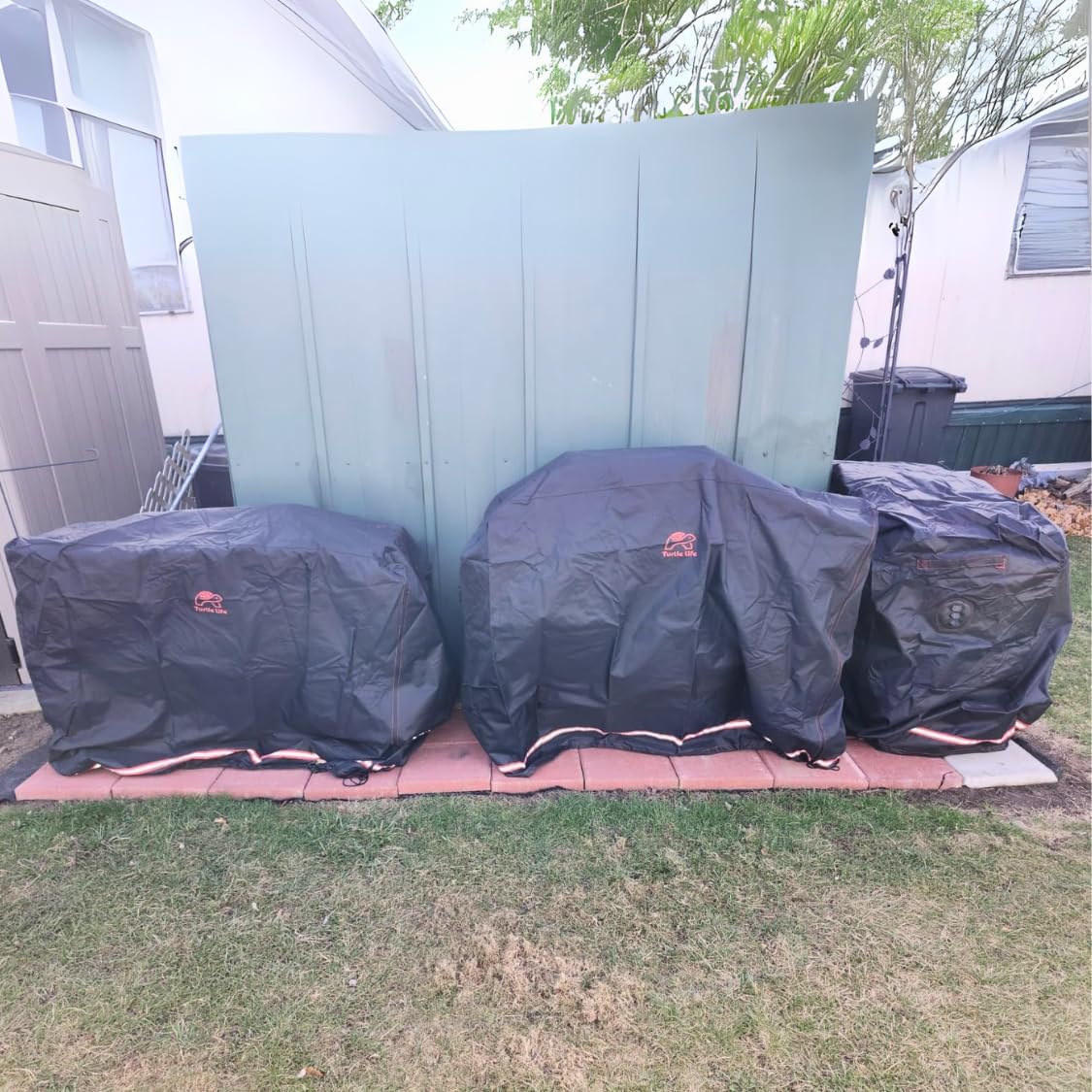 BBQ Grill Cover, 76-83 Inch Adjustable Heavy Duty Waterproof 6 or More Burner Barbecue Gas Grill Covers for Weber Summit Series Royal Gourmet MG Series, Black