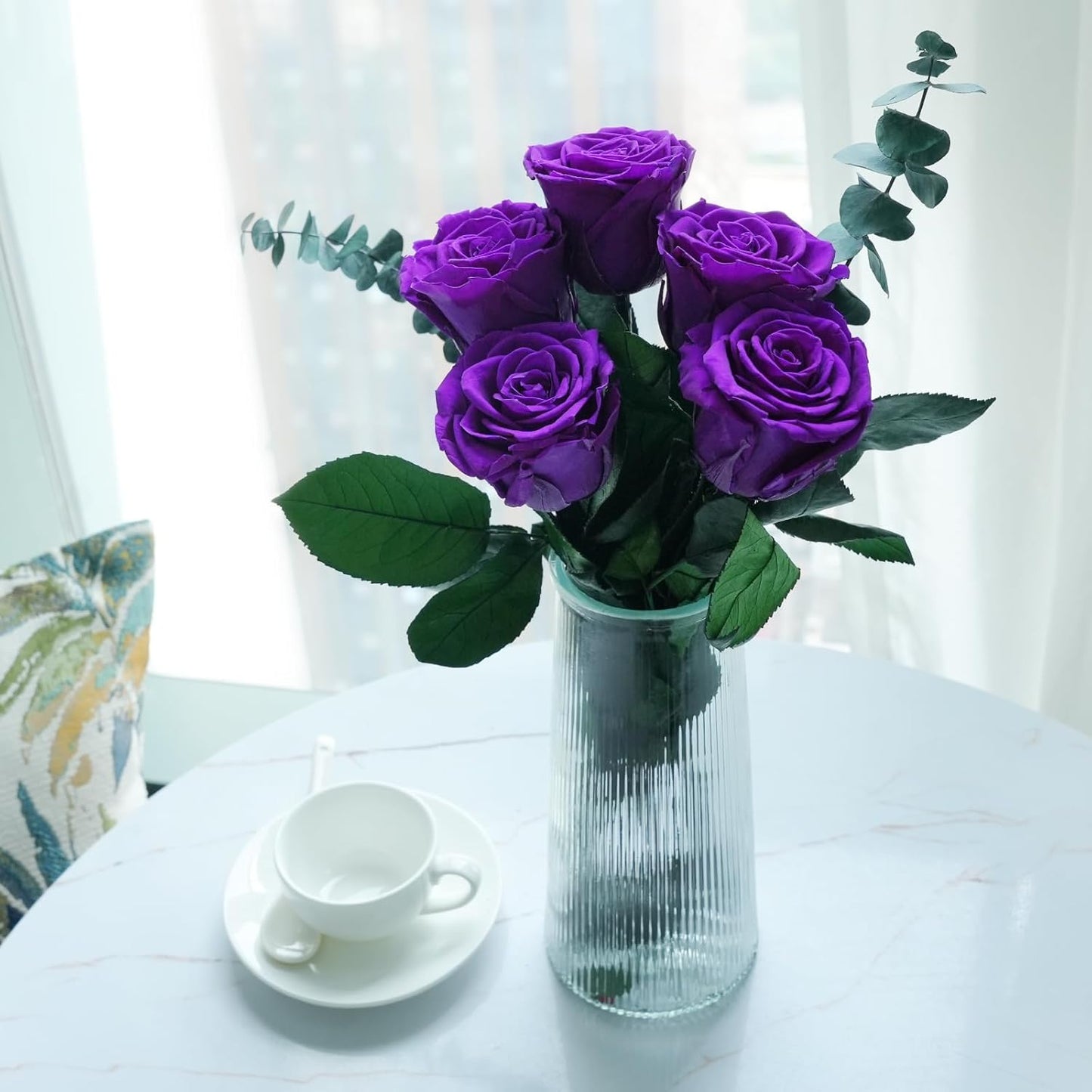 Yamonic Preserved Flowers Rose for Mom Grandma, Mom Birthday Rose Gifts for Mother, Real Flower Rose for Women, Her, Wife, Girlfriend Gifts on Valentine's Day, Mothers Day,Anniversary