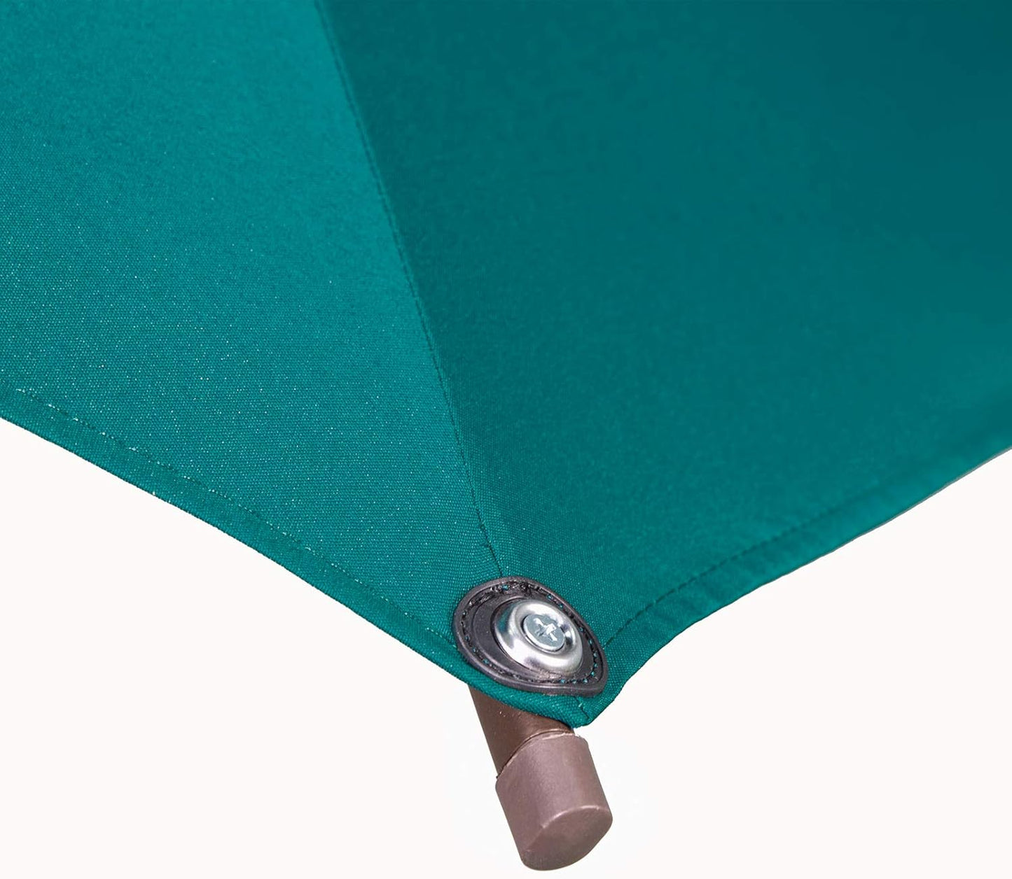 Ogrmar 6.5x10ft Patio Umbrella Rectangular Outdoor Table Umbrella with Crank & Push Button Tilt for Terrace, Backyard, Garden, Courtyard, Swimming Pool, Lawn (Turquoise)