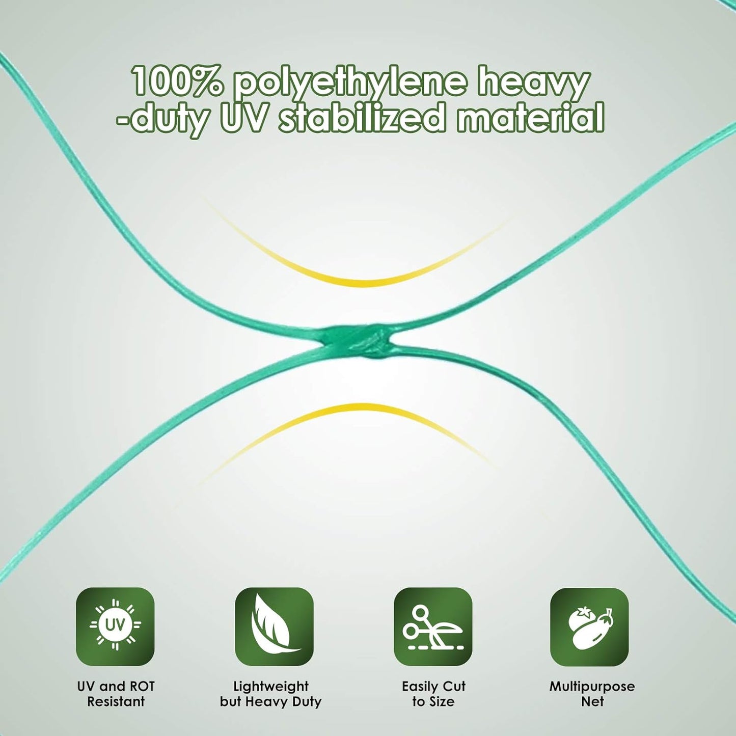 13X65Ft Bird Netting for Garden Protect Vegetable Plants and Fruit Trees,Plastic Trellis Netting for Birds, Deer,Squirrels and Other Animals