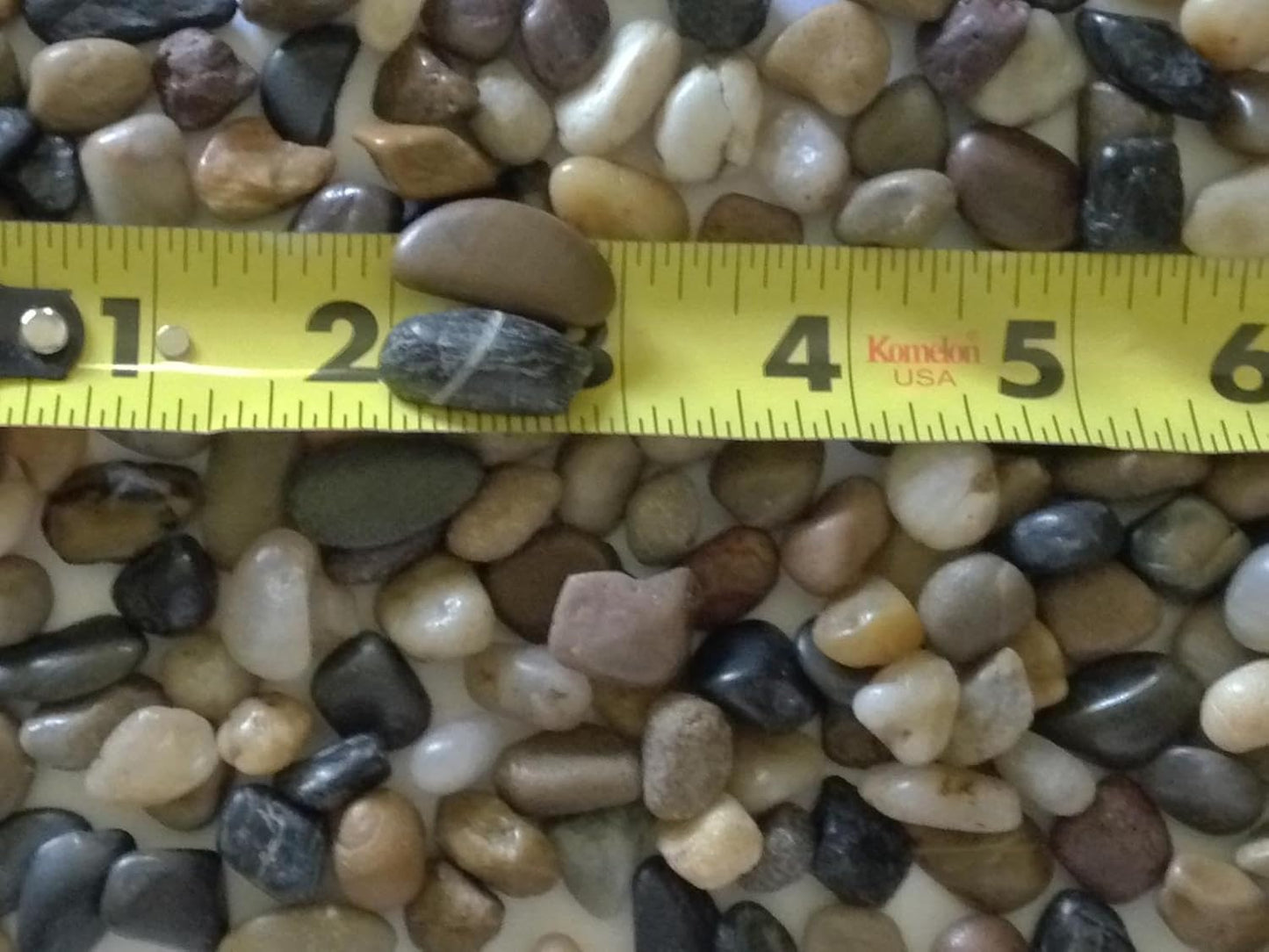 Voulosimi River Rock Stones, Natural Decorative Polished Mixed Pebbles Gravel,Outdoor Decorative Stones for Plant Aquariums, Landscaping, Vase Fillers (5 LB, Mixed Colors)