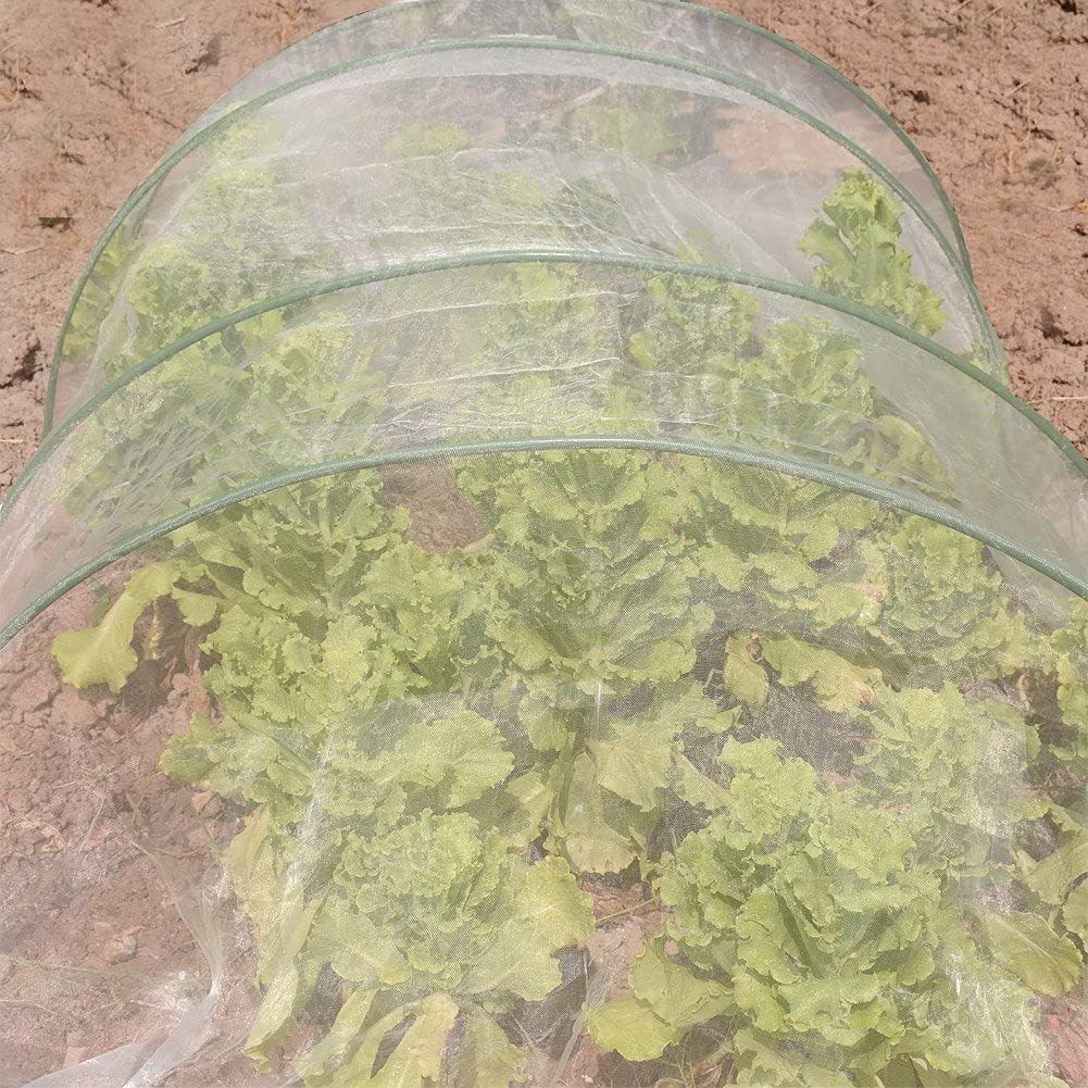 6.5Ft x 100ft Mosquito Bug Insect Bird Fine Mesh Net Barrier Hunting Blind Garden Screen Netting for Protect Your Plant Fruits Flower