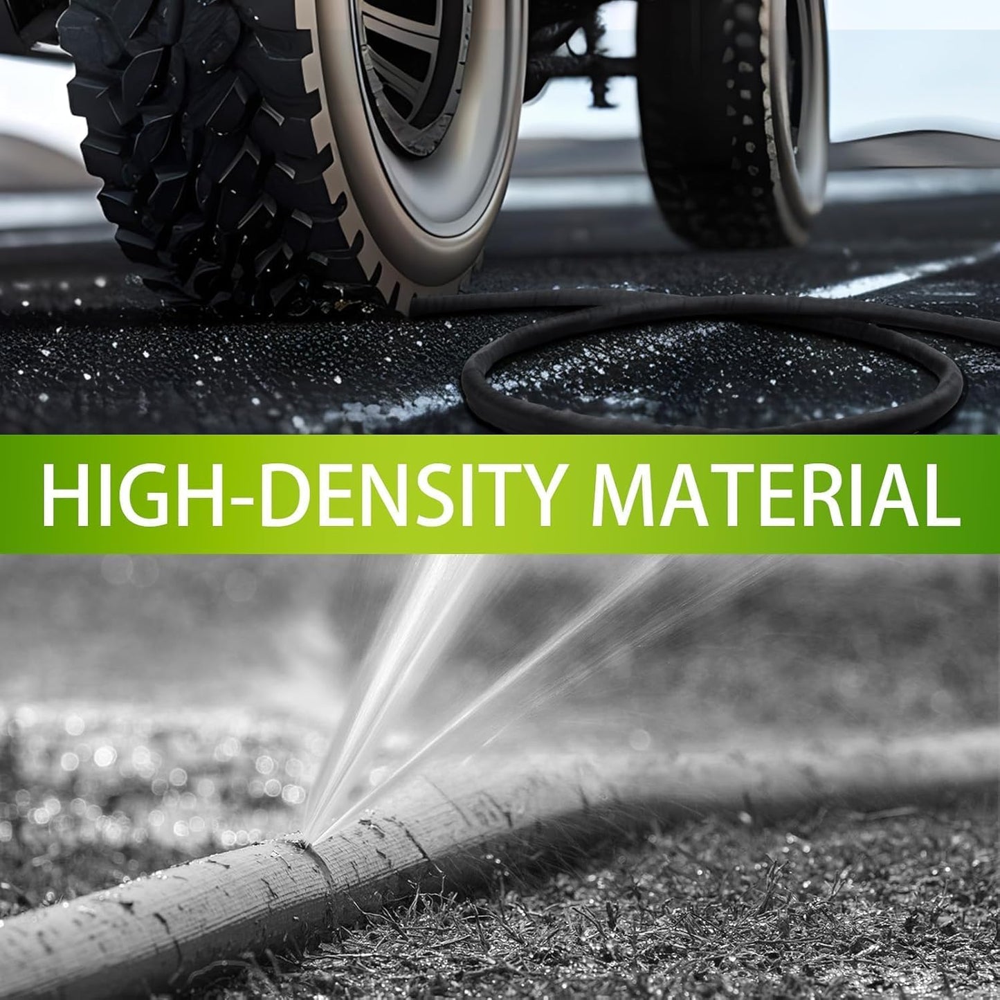 ACOVER 50FT Garden Hose, Lightweight Flexible Water Hose with 3/4" Solid Brass Fittings, Anti-Burst Double-Layer PVC Yard Hose, Non-Expanding Anti-Kink Outdoor Hose for Lawn, Car Wash & RV