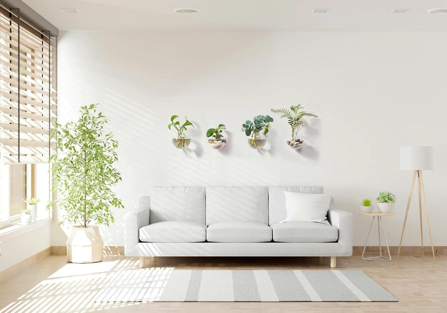 Wall Hanging Planters Terrarium Glass Air Plant Holder Pots for Plants