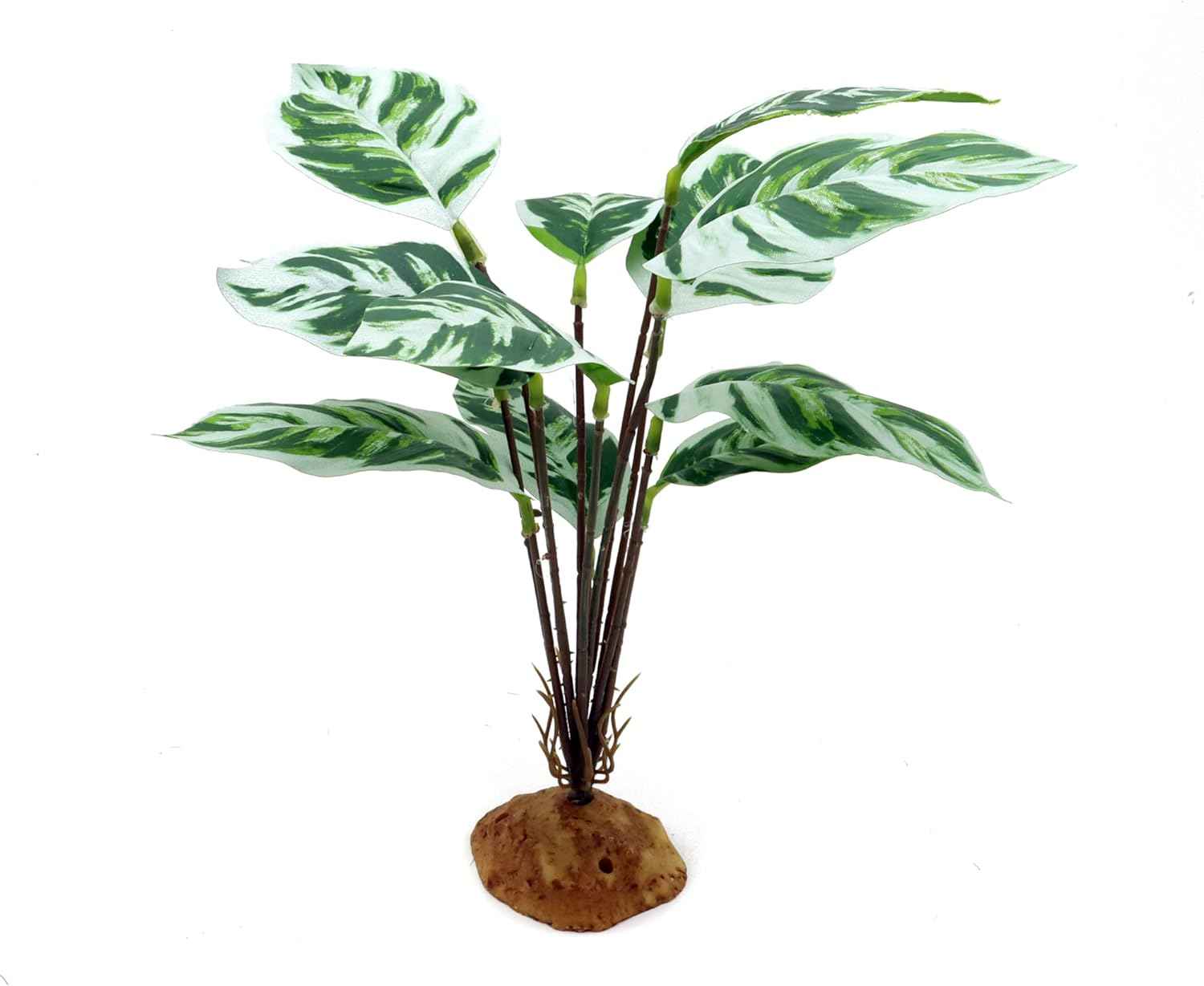 JIHAQUA Reptile Artificial Plants, Terrarium Decorations, Amphibian Habitat Hideout Plastic Plants, Green Vines