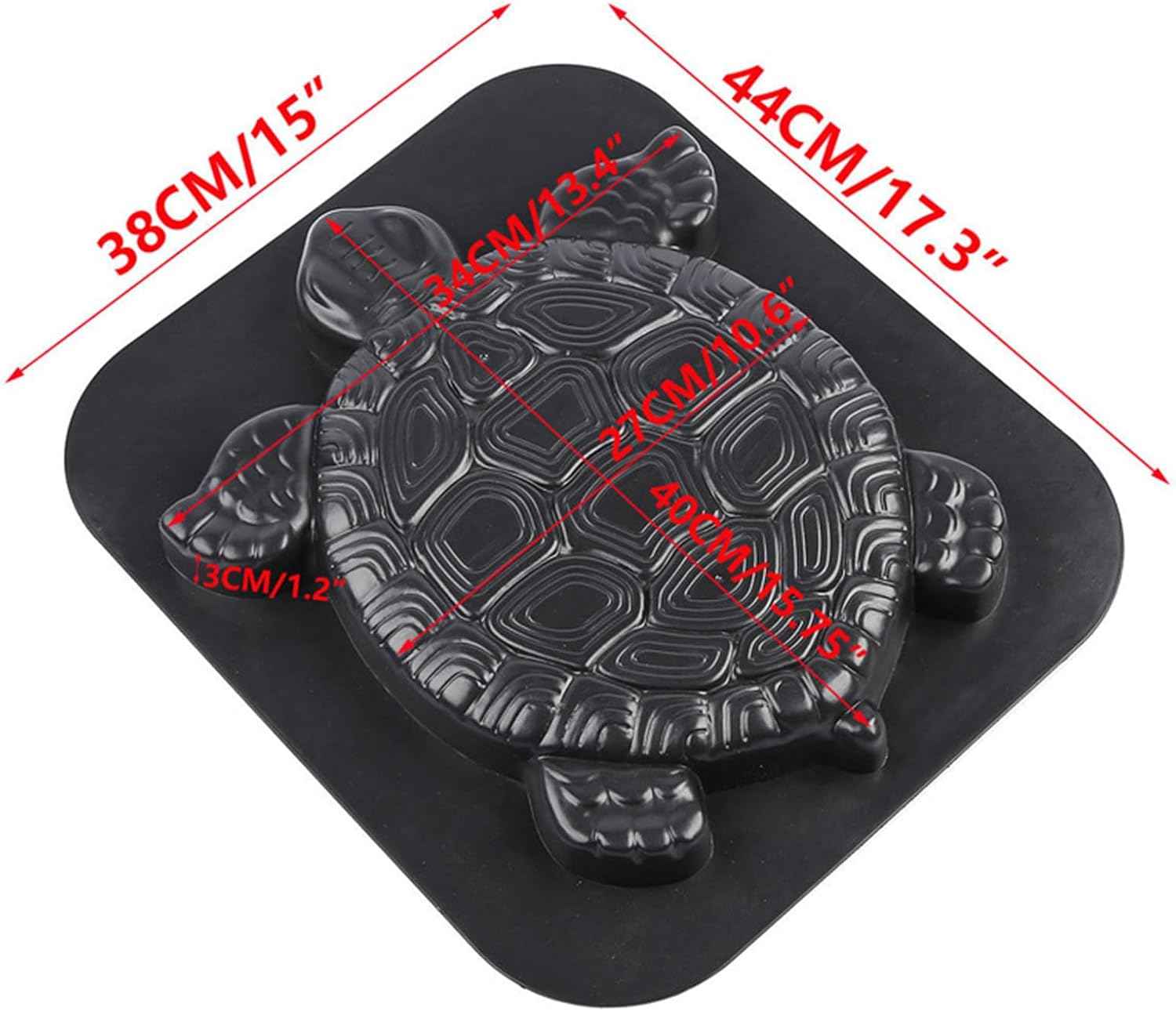 Tortoise Concrete Cement Molds, Turtle Shape Stepping Stone Mold Concrete Cement Mould Walk Maker, Personalized Manual Garden Lawn Pathmate Paving Pavement Paver