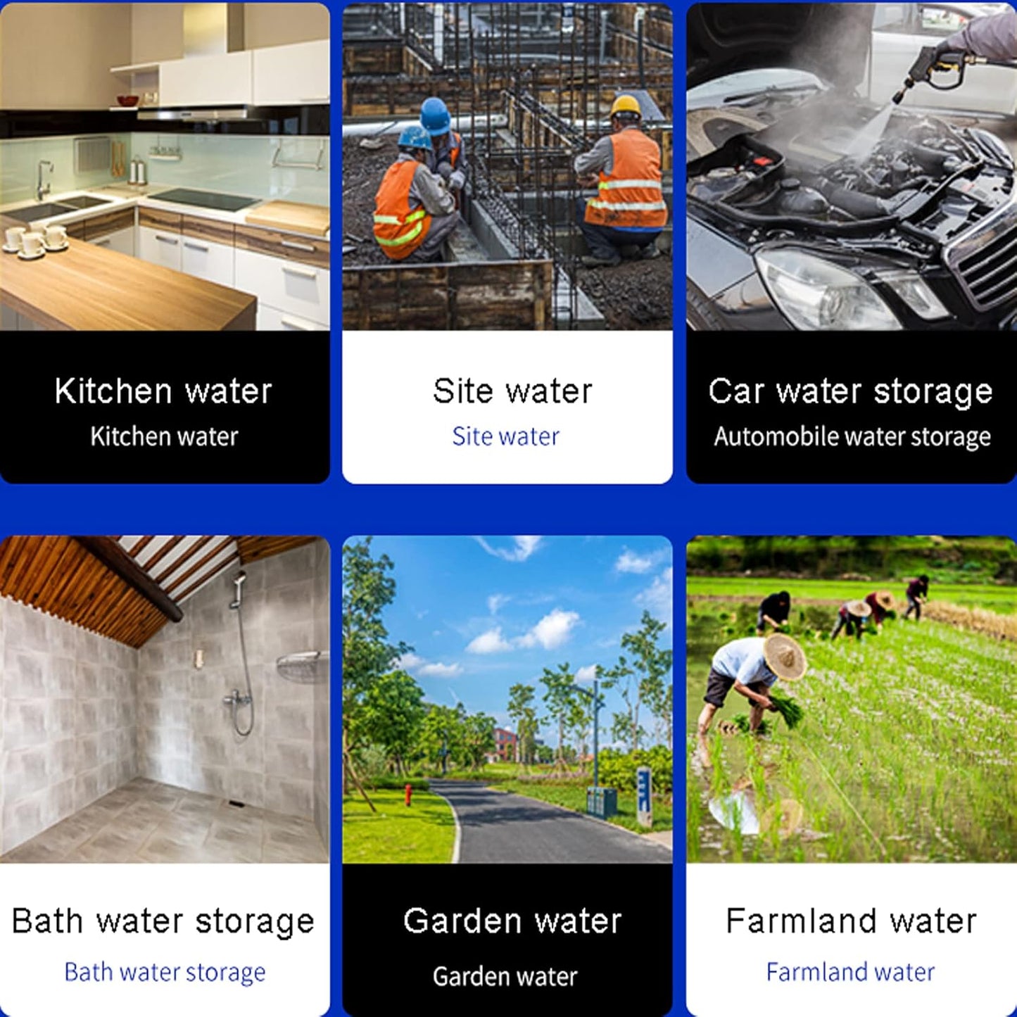 Water Storage Container with Spigot Hose, 52.8 Gallon Portable Water Tank Thick Water Dispenser Carrier Heavy Duty Water Bucket for Hiking Picnic Vehicle Outdoor Emergency(Size:50L/13.2Gal)