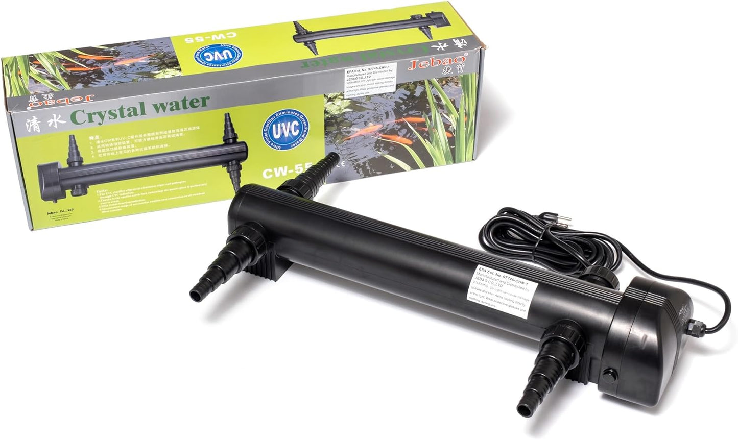 Jebao CW-55 Pond and Aquarium Clarifier, 55-watt