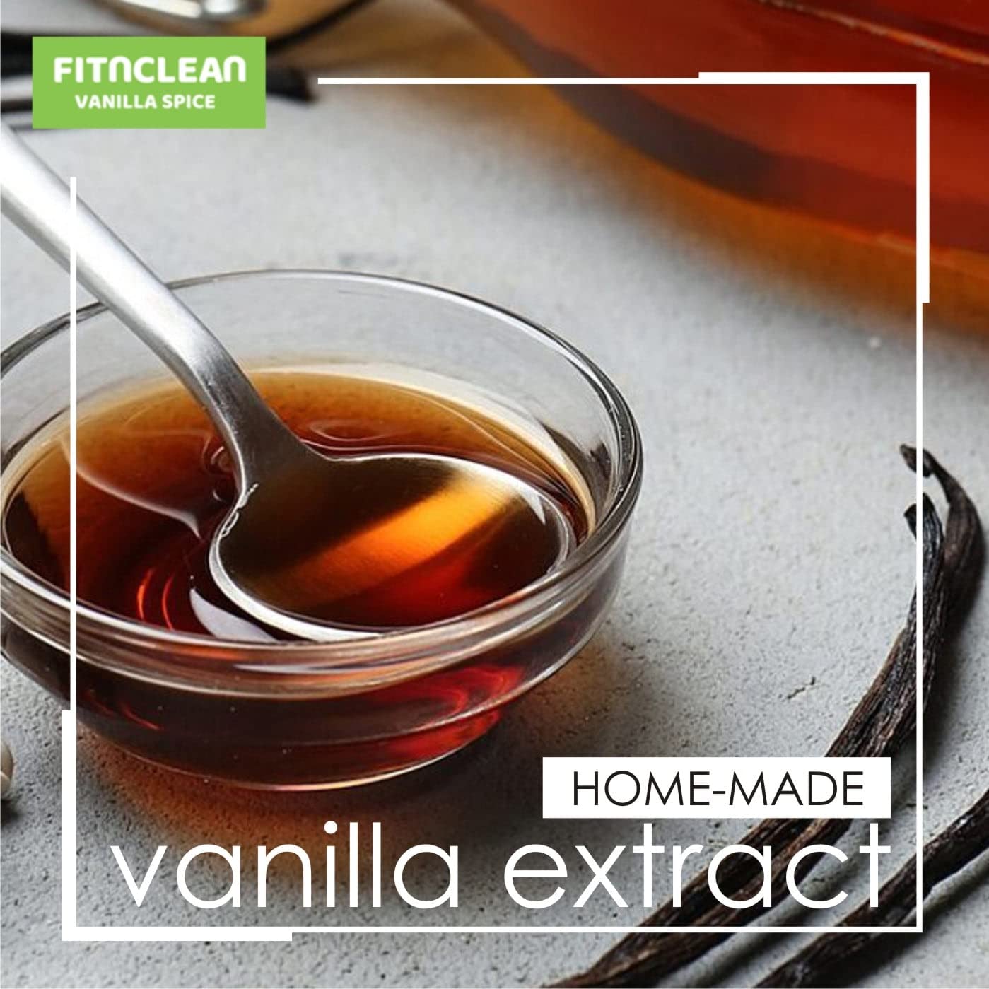 4oz Organic Madagascar Vanilla Beans Grade A. Certified USDA Organic. 6"-8" by FITNCLEAN VANILLA. Bulk for Extract, Cooking and Baking by the Weight 0.25 Pound (1/4Lb) Bourbon Fresh NON-GMO Pods.