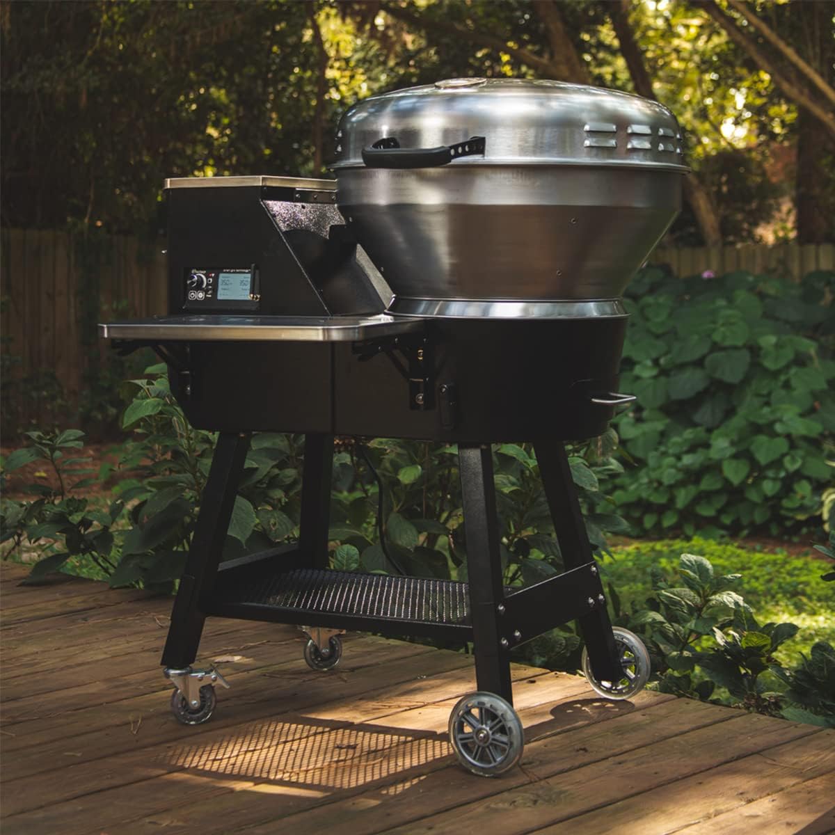 recteq Pellet Grill RT-B380X Bullseye Deluxe + Grilling Basics Bundle, WiFi Enabled Electric Pellet Smoker Grill, Wood Pellets, BBQ Outdoor, Smoke, Sear, and More