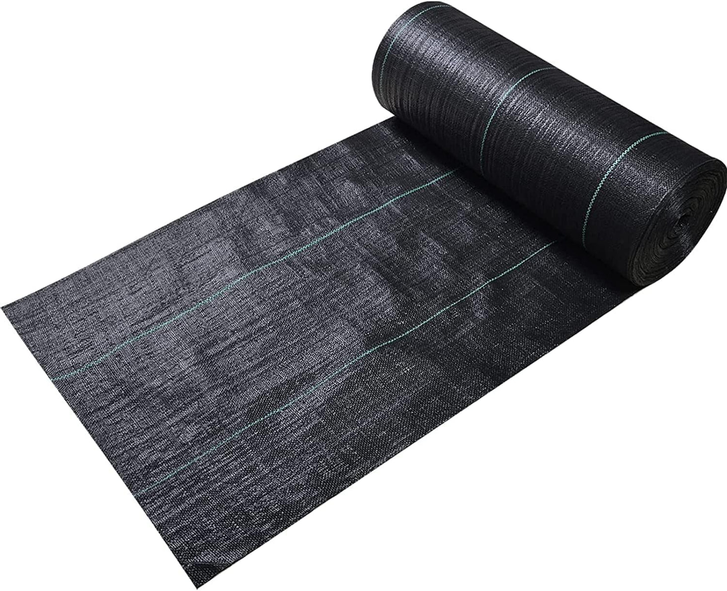 6ftx100ft Weed Barrier Landscape Fabric Heavy Duty，Weed Block Gardening Ground Cover Mat, Weed Control Garden Cloth ，Woven Geotextile Fabric for Underlayment，Commercial Driveway Fabric