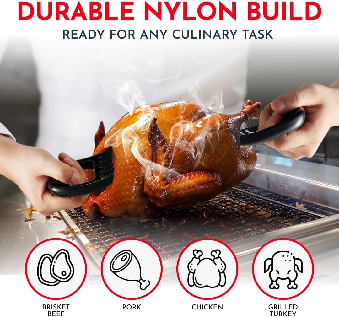 Premium Meat Shredder Claws - BBQ Accessories Gifts for Men Dad Birthday, Bear Claw for Shredding Meat - Claws for Pulled Pork, Chicken Shredder Tool - Perfect for BBQ Grilling Accessories - Lumora Garden