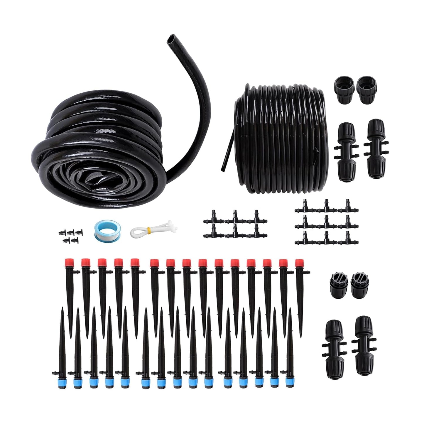 240FT Drip Irrigation System Kit for Plant Greenhouse Yard Lawn