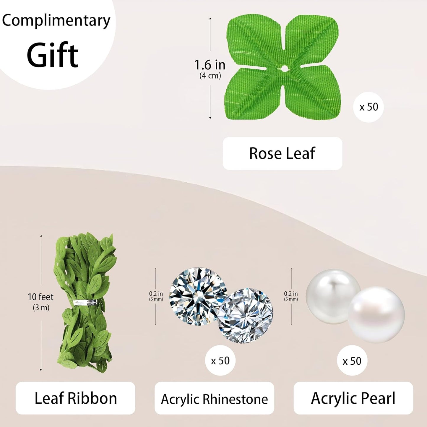 500 Pcs 0.6 Inch Mini Artificial Flowers Head Bulk 5 in 1 Set Faux Foam Fake Small Rose Tiny Baby Flores Bouquet Wreath Gift Hair Clip Home Decoration DIY Craft (Green)