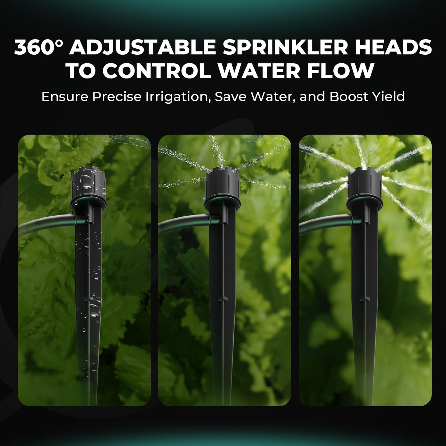 MARS HYDRO 2025 New Auto Drip Irrigation Kits with 13 Gallon Foldable Bucket, 24W Upgraded Water Pump, 8 Drip Emitters, Garden Watering System for Grow Tent Indoor, Lawn, Greenhouse, Yard