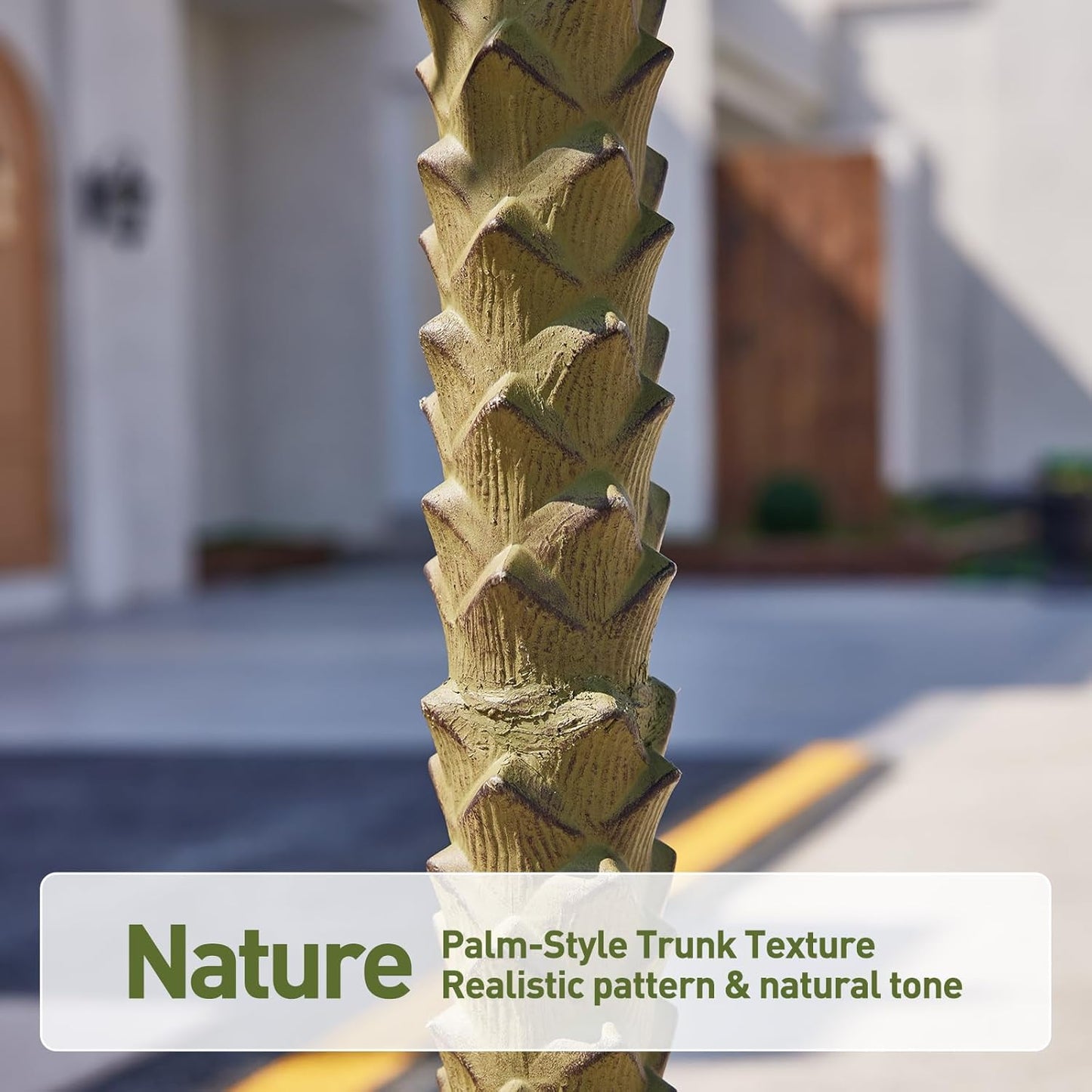 VeriNatural 7FT Artificial Palm Tree for Outdoor & Indoor Decor – Tall Large UV Resistant Faux Palm Tree, Tropical Artificial Tree for Patio, Living Room, Poolside & Commercial Spaces (Set of 2),VN227