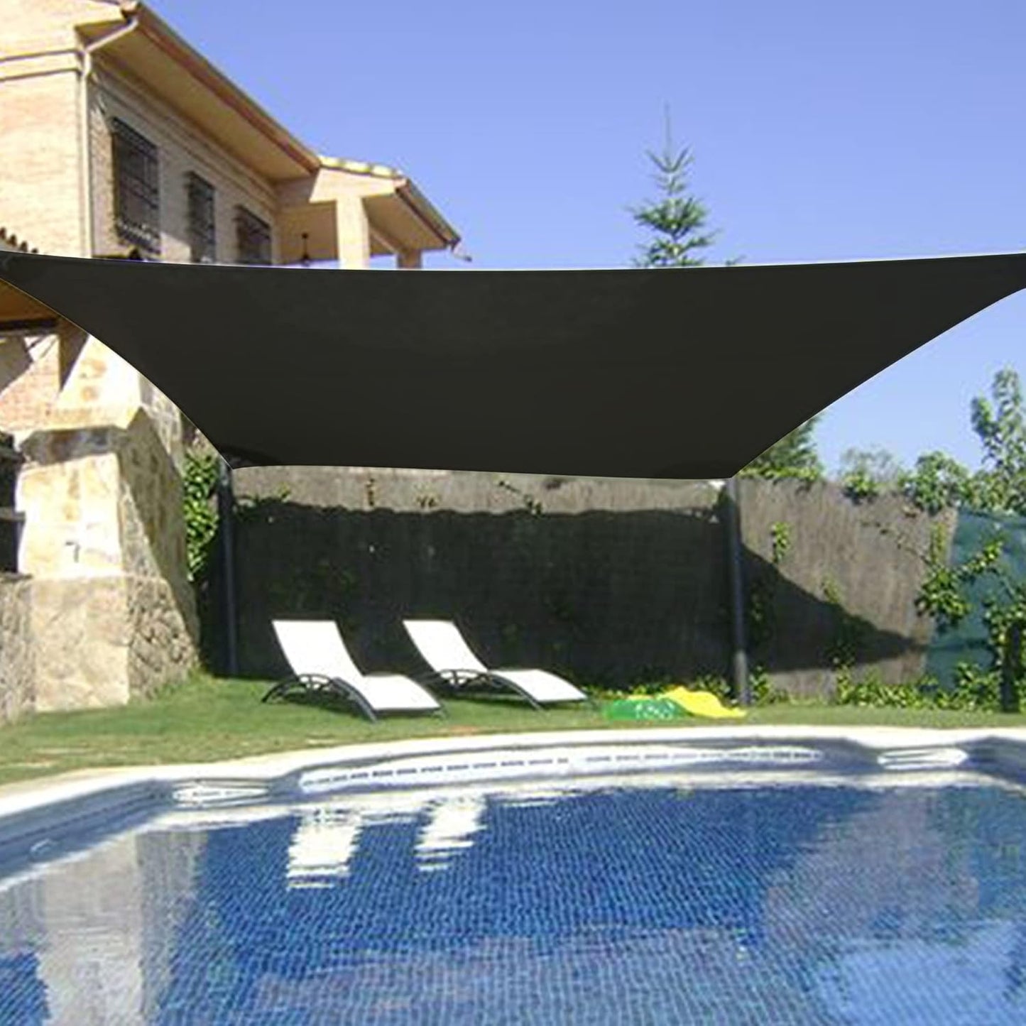 winemana 90% Shade Cloth, Dog Kennel Shade Cover, 20 x 20 FT Sturdy Durable Sunblock Shade Mesh Tarp with Grommets for Patio Plants Greenhouse Chicken Coop Porch