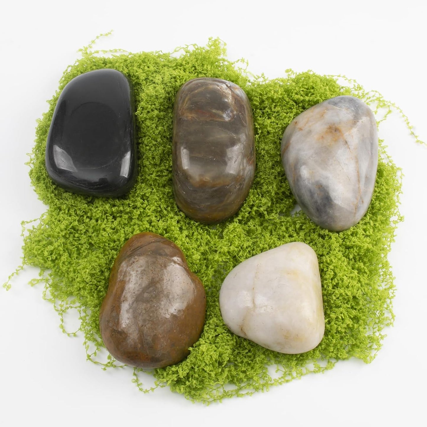 40lbs 2-3 Inch River Rocks, Decorative Mixed Pebbles for Garden Landscaping, Indoor Plants, Fish Tanks, Vases, and Succulents – Ideal for Home Decoration and Outdoor Gardens (Mixed, Weight: 40 LB)