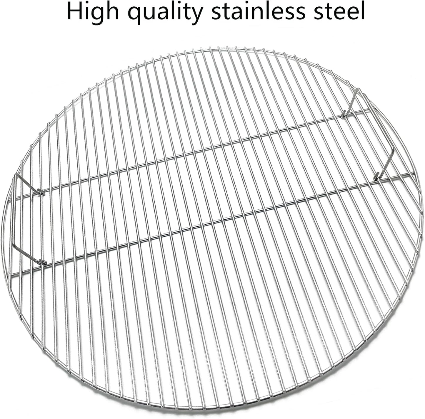 30" Heavy Round Stainless Steel Cooking Grates for Fire Pit Grill, Patio Outdoor Cooking Camping Grill