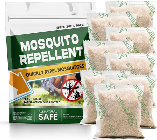 Mosquitoes Repellent Outdoor Patio, Mosquitos Repellant Indoor, Mosquito Deterrent Indoor,Mosquito Control for Room, Mosquito Repellents for Yard/Camping/Home/Travel 8-Pack
