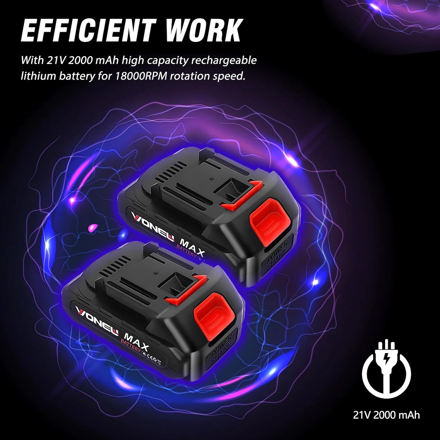 ALSO GO 21V Electric Weed Eater with Wheels,Cordless Battery Weed Wacker with Charger, 3 in 1 Brush Cutter/String Trimmer/Grass Trimmer/Lawn Mower,Edger for Garden and Yard Lawn,2 Batteries Include