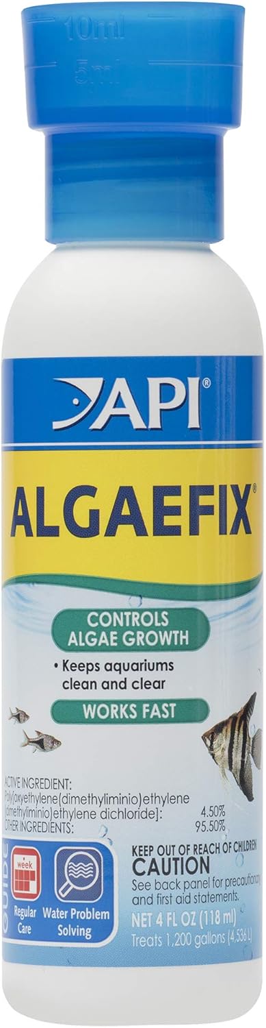 API ALGAEFIX Algae Control 4-Ounce Bottle, Multi-colored