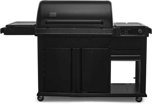 Traeger Woodridge Elite Electric Wood Pellet Grill and Smoker, 970 Sq. in., Side Sear Station, WiFIRE Technology, Super Smoke Mode, Outdoor Pellet Smoker Grill with Insulated Body, Black, TFC97XLH