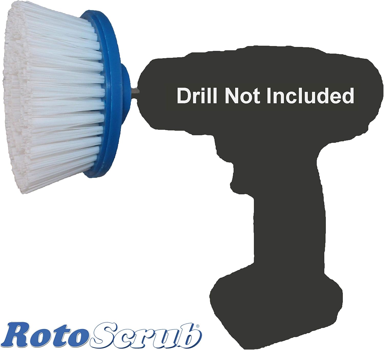Multi-Purpose Drill Brush Attachment, Showers, Tubs, Carpet, Tile, Grout, Medium Bristle for Ultimate Cleaning Power - Lumora Garden