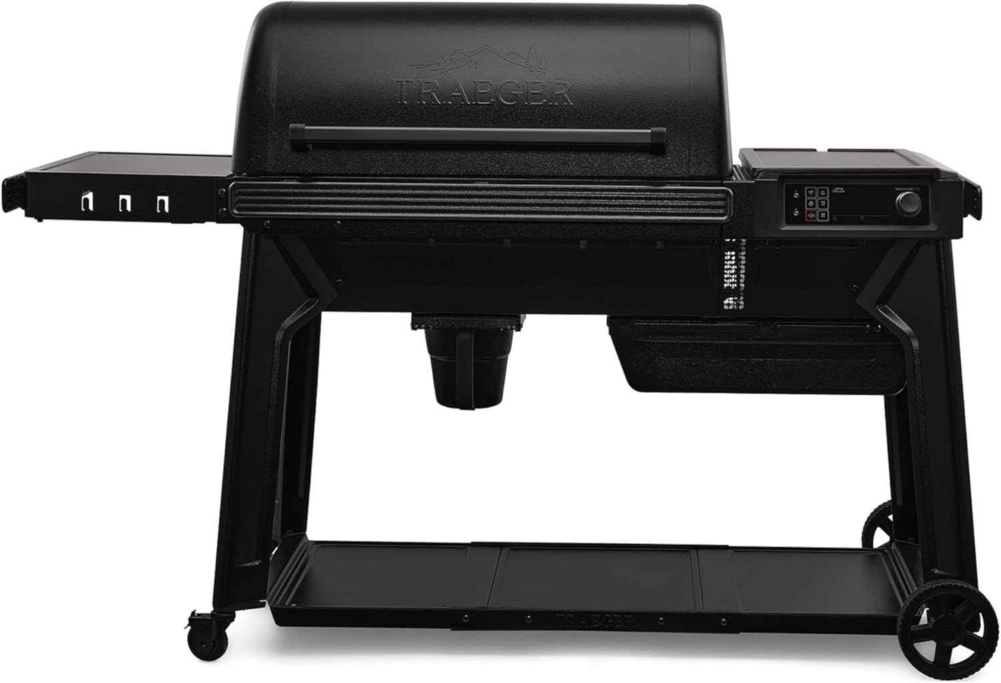 Traeger Grills Woodridge Pro Electric Wood Pellet Grill and Smoker, 970 Sq. In., Outdoor Pellet Smoker Grill with Digital Sensor and Side Shelf, Wi-FIRE Technology, Super Smoke Mode, Black, TFB97JLH