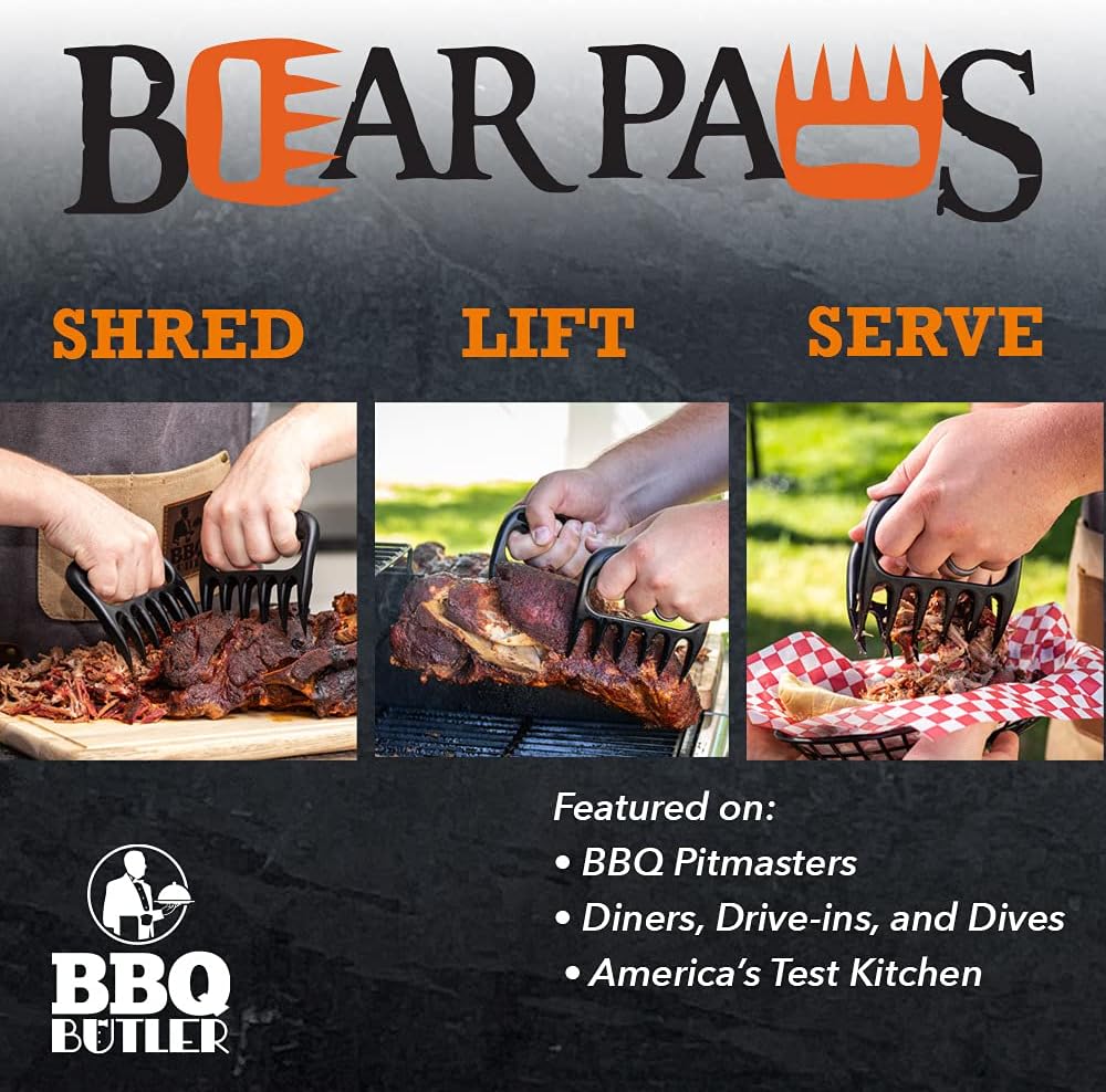 The Original Bear Paw Meat Shredder - Claws for Shredding Pork, Chicken & Any Meat (Teal) - Lumora Garden