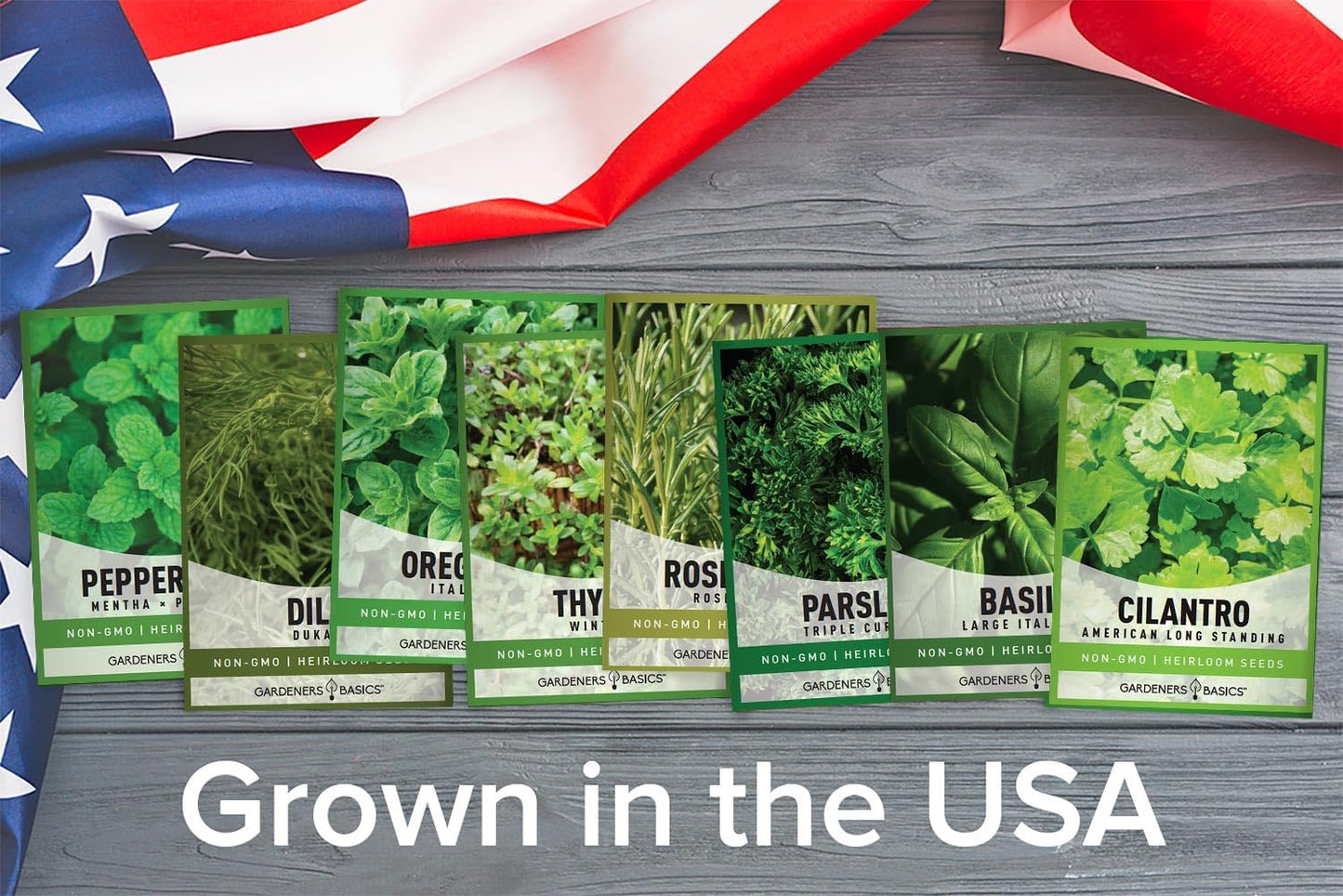 8 Herb Seed Starter Kit – Grow a Variety of Fresh Culinary Herbs – Non-GMO Heirloom Seeds, Complete Indoor & Outdoor Grow Kit, Perfect for Home Gardens & Cooking