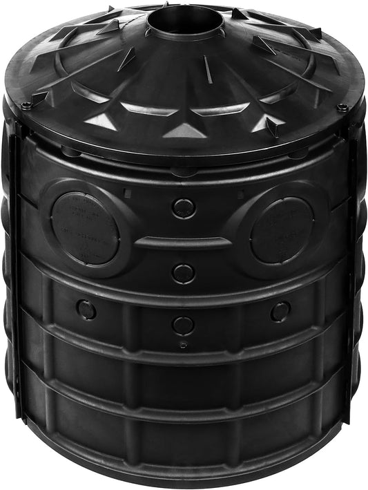 SQUEEZE master 50 Gallon Rainwater Collection Barrel-BPA Free Home Underground Rainwater Collection System-Prevents Flooding in Yard