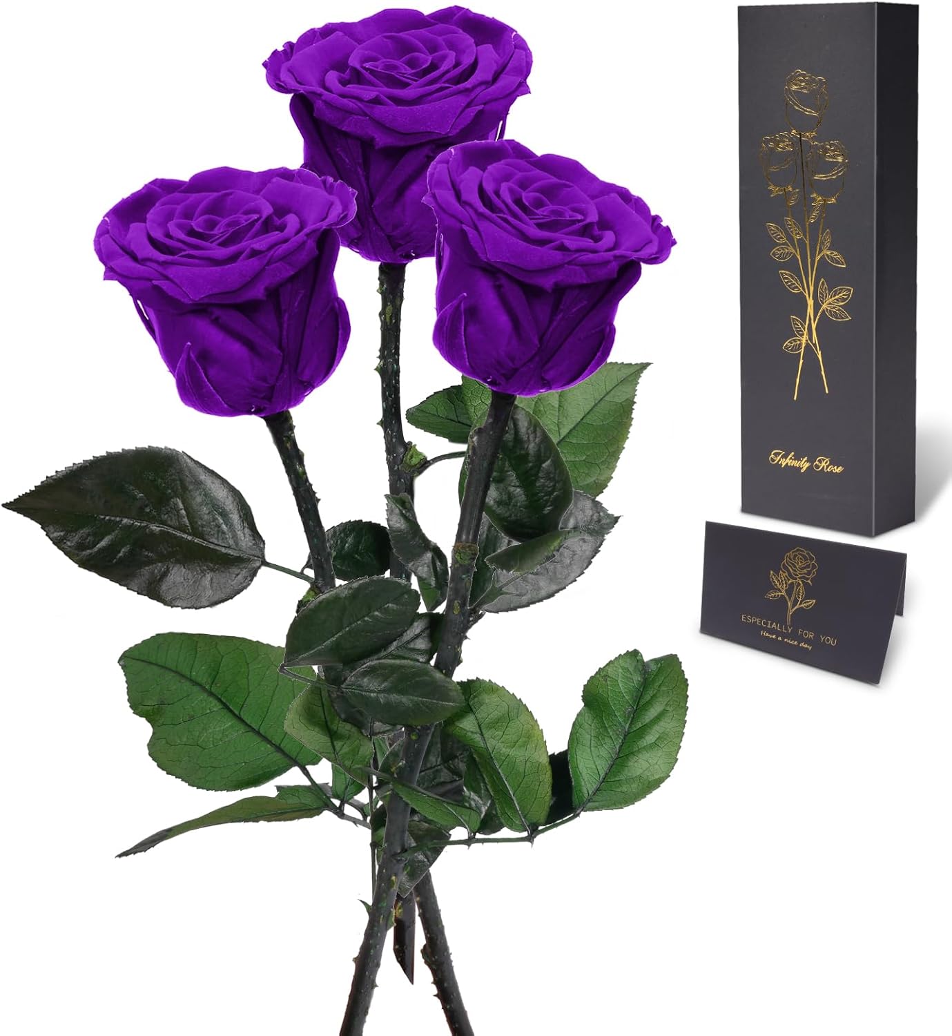 Yamonic Preserved Flowers Rose Gifts for Women Mom, Mothers Day Flowers Gifts for Mom, Real Flower Rose Birthday Gifts for Her, Grandma, Wife,Girlfriend Gifts on Christmas,Valentine's Day,Anniversary