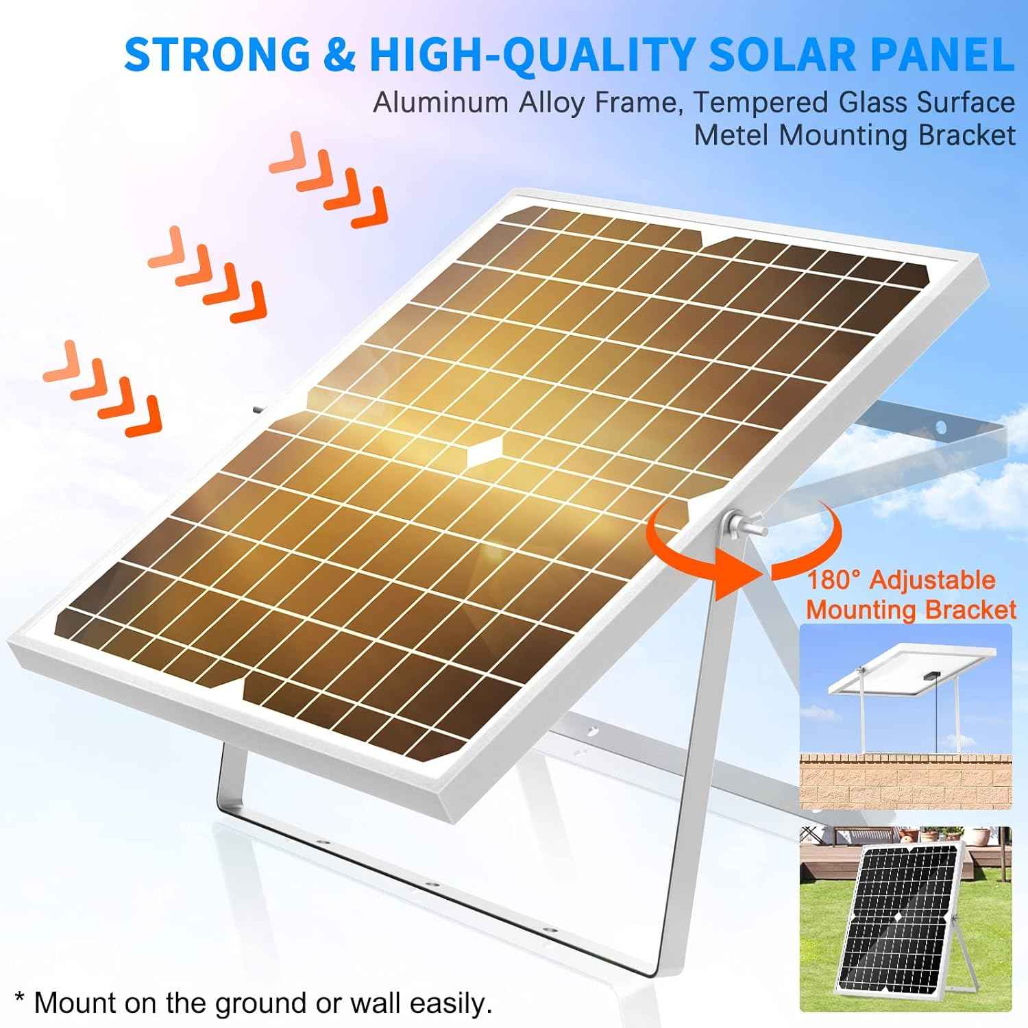 Solar Pond Pump, 20W Solar Fountain Pump with 350GPH Flow & 4 Spray Styles, 16.5Ft Extendable Power Cord, Debris Barrier Bag for Outdoor Fountain, Ponds, Fish Tank, Waterfall, Garden Water Features