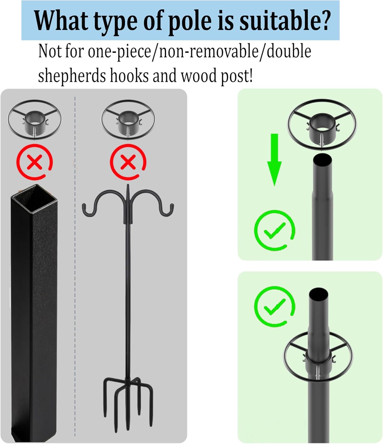 Squirrel Baffle for Bird Feeder Pole-Dynamic Steel Spring-Loaded Wobble Defense,Outside Pole Mount Bird House Guard for Outdoor Shepherd’s Hook, 19 Inch Diameter,Metal Buckle(2pcs)