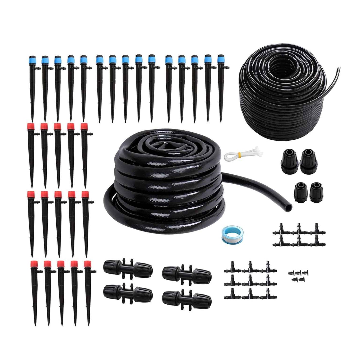 240FT Drip Irrigation System Kit for Plant Greenhouse Yard Lawn