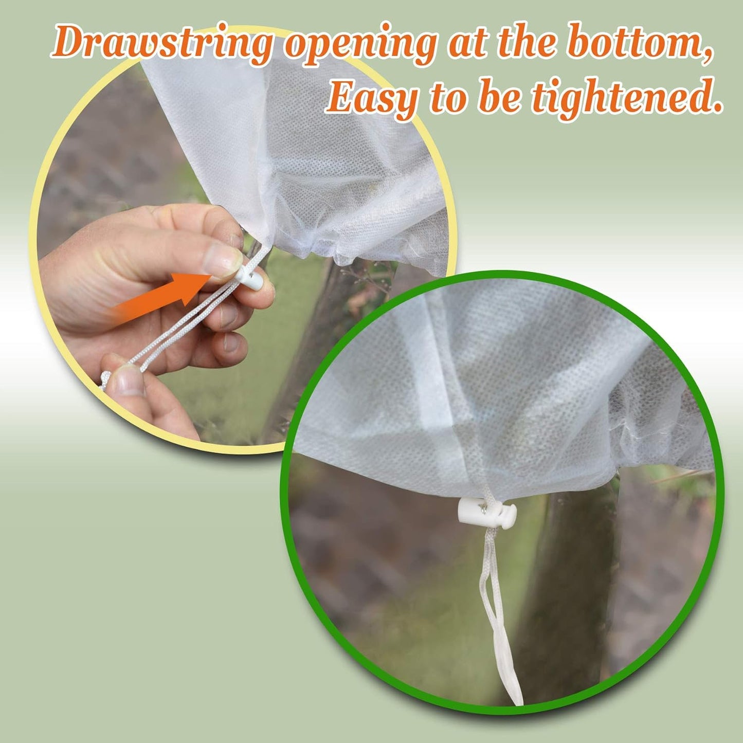 Warm Worth Plant Cover Tree/Shrub Cover Plant Protecting &Frost Protection Bag (84” H x 72” Dia)