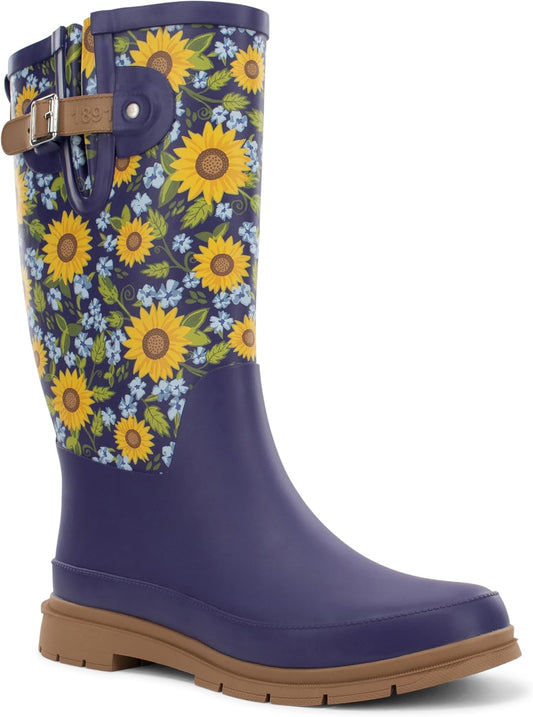 Western Chief Women's Tall Waterproof Rain Boot Outdoor Garden Shoes