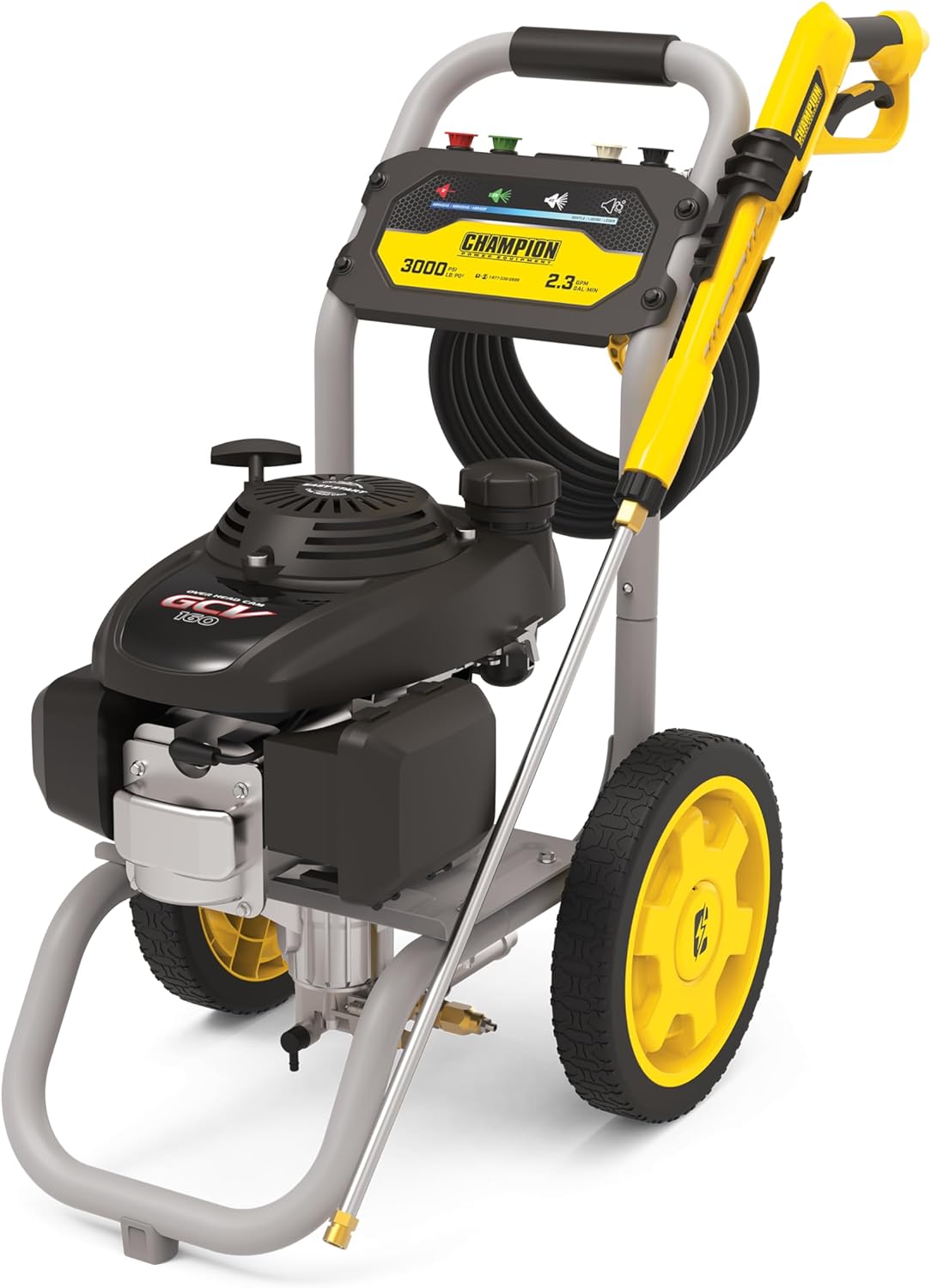 Champion Power Equipment 3000-PSI 2.3-GPM Low Profile Gas Pressure Washer with Honda Engine
